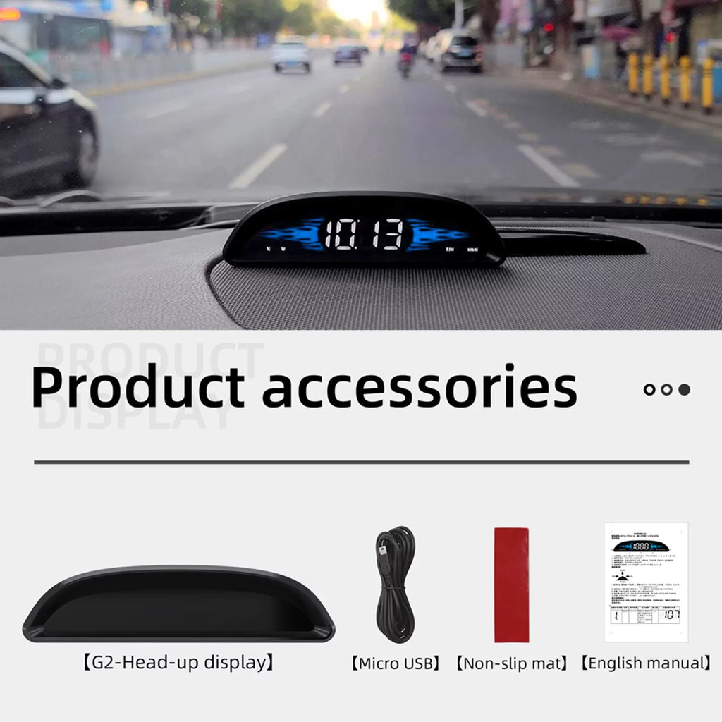 Vehicles, Speedometer, Alarm Overspeed Andoer Direction, Mileage, GPS Time, Head-up Display Navigation for