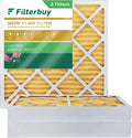 Filters AC 12x12x4 Furnace Air (3-Pack) Pleated HVAC MERV 11 Filterbuy