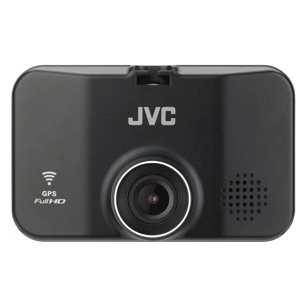 GPS, Full Wi-Fi, HD G-Force Full-HD-Dashcam Integrated JVC Smartphone KV-DR305W Sensor Built-in Linkag recording, 3-Axis and featuring