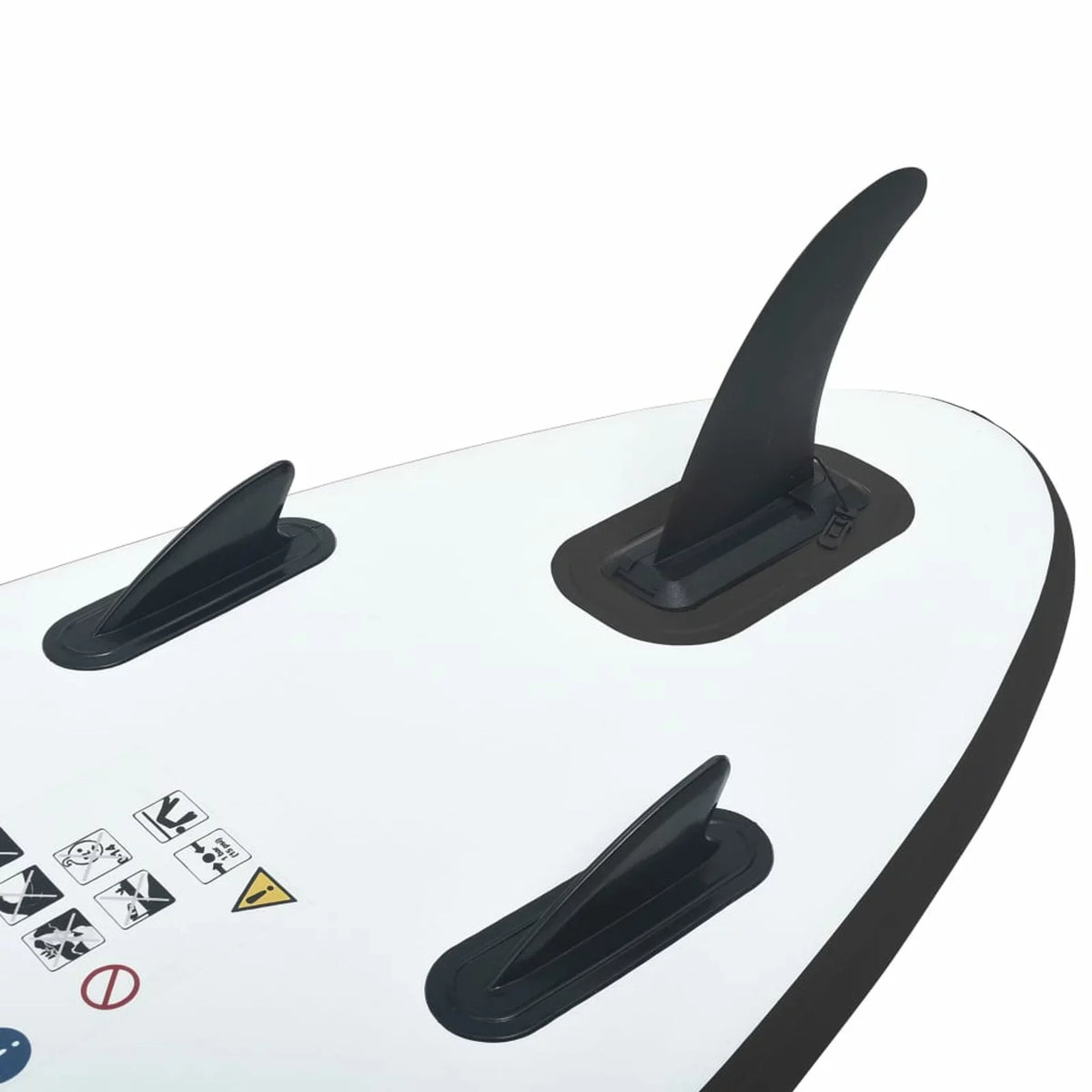 Paddleboard Inflatable White and Black Set MABOTO