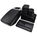 Compartment Fit For 2002-2008 Black Box Honda Central Armrest Console Jazz/ Storage