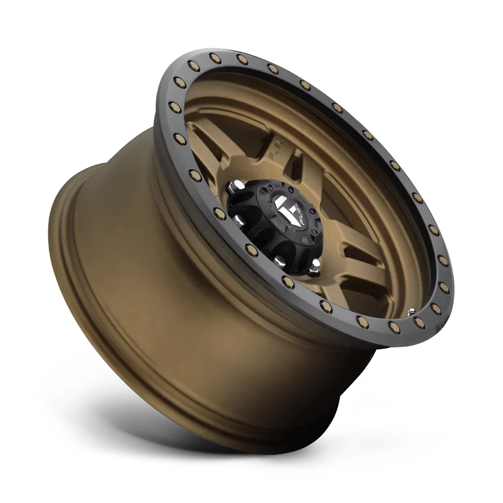 Fuel 110.1Cb 1Et Matte Bronze 20X9 6X135 Black Bead Anza D583 Wheel Ring
