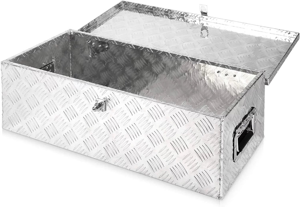 Truck Pickup Heavy Box Aluminum w/Lock Tool Duty Storage of for Silver Tool 30'' Bed Truck Boxes