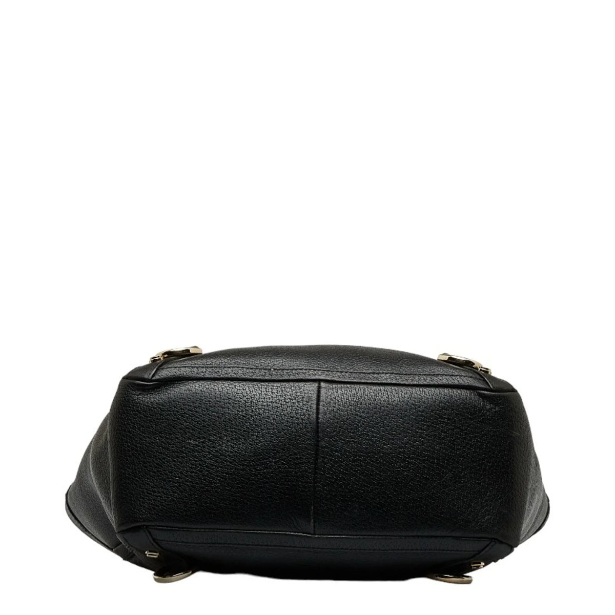 Handbag Women's Pre-Owned Abbey (Good) Tote Black 130739 Bag Leather