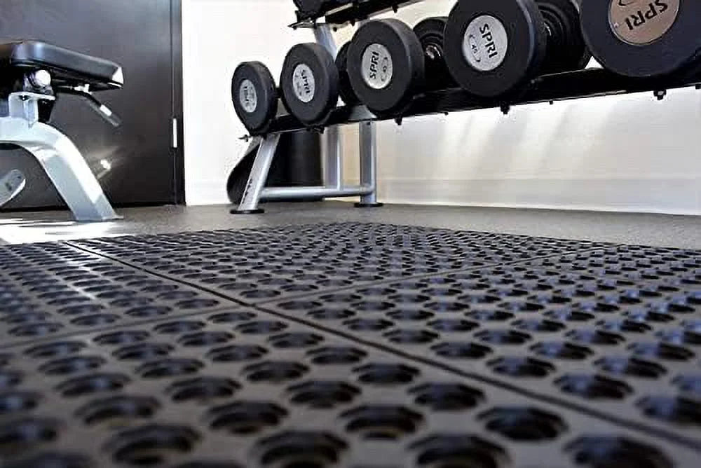 Interlocking Kitchen Door Garage Inch Shower Bar Restaurant Anti exterior X For Indoor Non-Slip Flooring Rubber Pool 36 Drainage, 36 Fatigue Floor Floor Mat Mat Durable
