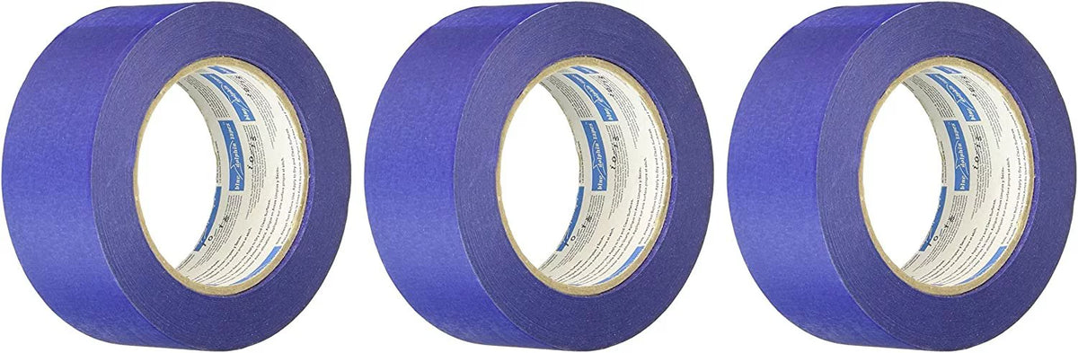 3-Pack TP Blue Dolphin 2" Painter's BDT Multi TPBDT3PK-0200 Blue Tape, 3PK-0200