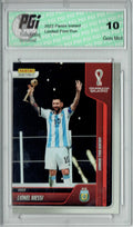 Lionel PGI 10 Messi World Panini 1/6262 2022 Card Ball Golden Instant #132 Cup