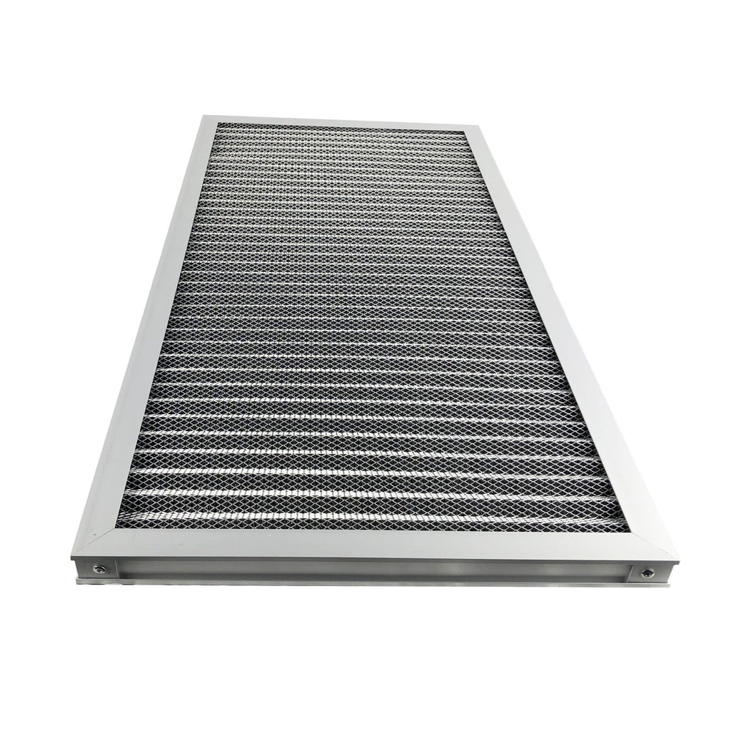 Filter 24" Furnace Electrostatic Air Filter x 1"), AC Aluminum x Central Washable Air (12"