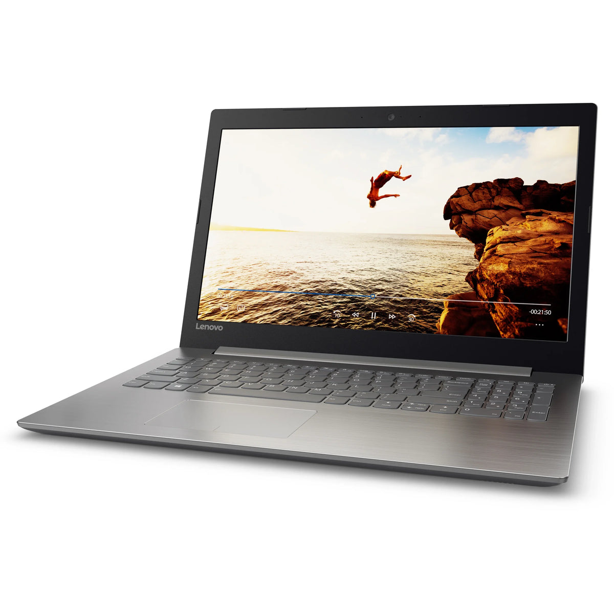 320, A12-9720P, RAM, HD, Lenovo 15.6" Platinum AMD HDD, 1TB Grey WIN 8GB 10, Ideapad