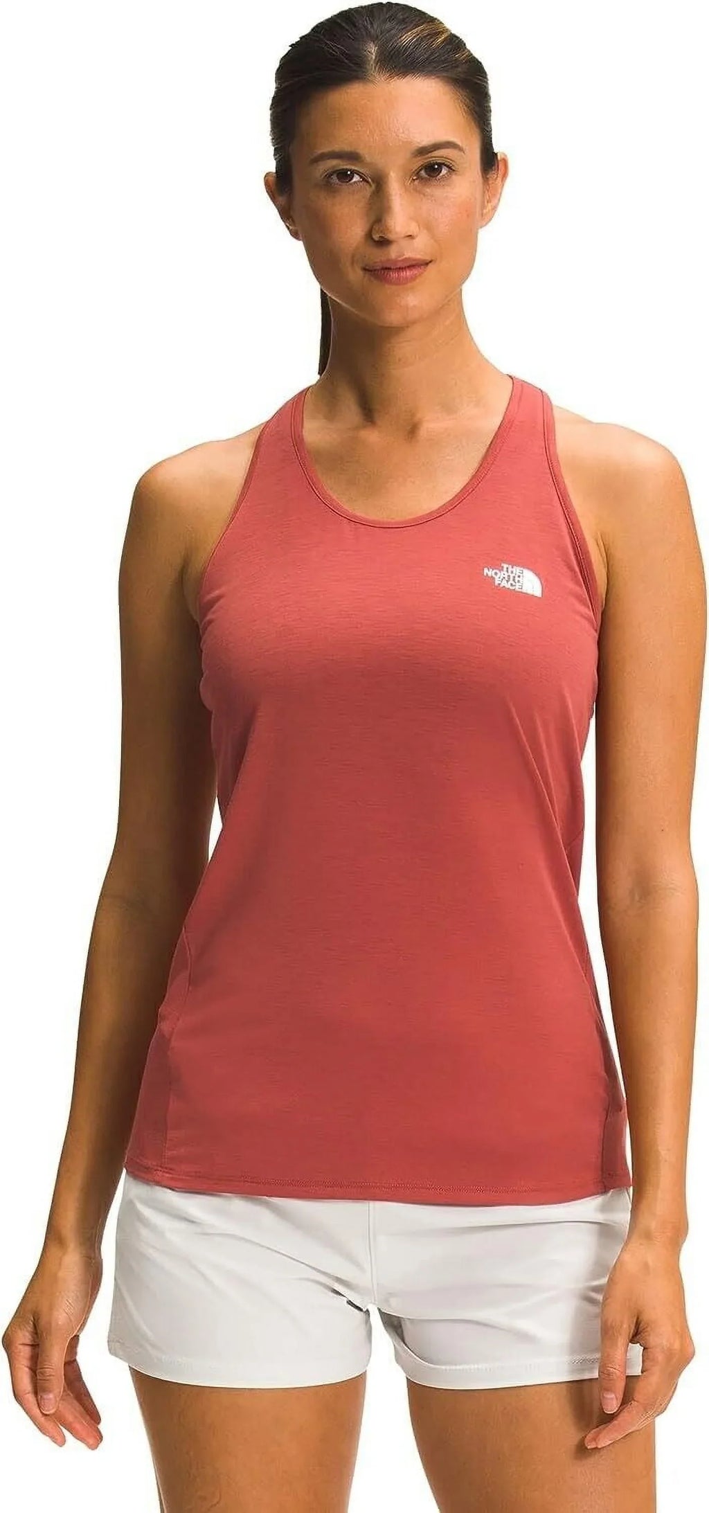 FACE Women's NORTH THE XXL Performance Wander Tank, Red Spice Tandoori dimension