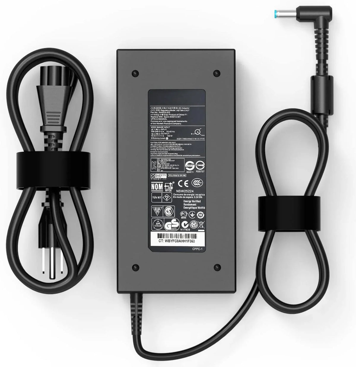 Laptop Charger Power 150W 740243-001 15 17 B 15 15 ZBook 15 G8 16 15u HP 17 Fury G5 G7 ADP-150XB Adapter Original AC 15v G4 7.7A OMEN for Victus Create 17 G3 HP G6 ZBook