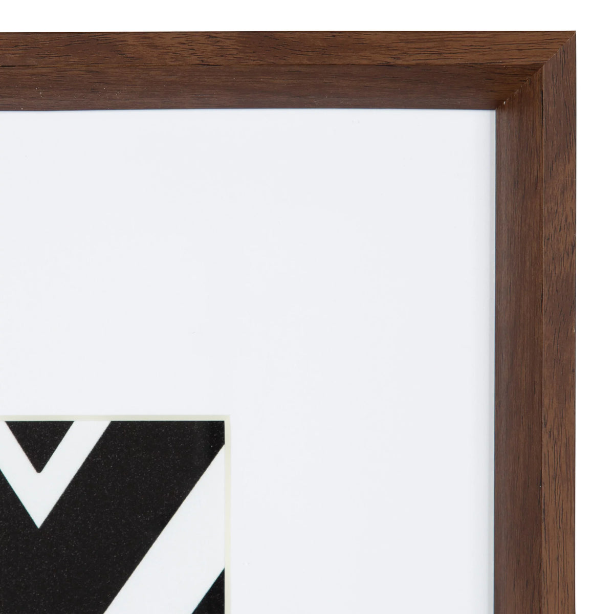 Display Brown, Walnut Art Set Framed Laurel of Modern Wall for Abstract Mid-Century and Decor Calder Prints, Kate 6,