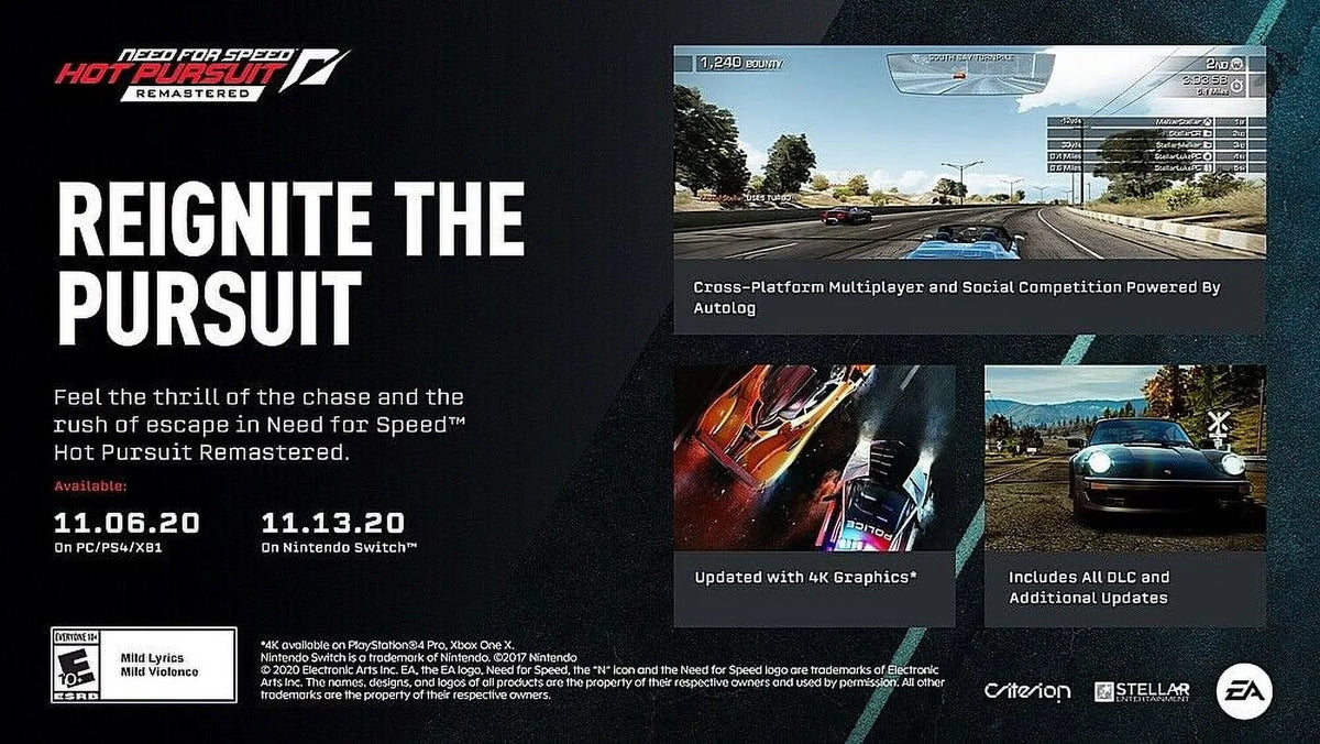 Xbox Speed: Pursuit for - Hot Need One Remastered