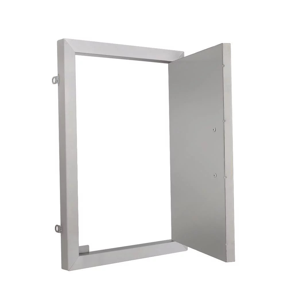 Wall 14 Island Zimtown BBQ BBQ Single Access for Door Steel 20inch Cutout Door Stainless x exterior