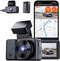 512GB GPS 1944P+1944P Control, Camera, Dash Cam Voice 2.5K Front E2 Motion Buffered with Vision, Detection, Car & Parking Night Mode, WiFi, 5G Dual Rear Capacitor, and Enhanced 24hrs Vantrue Support