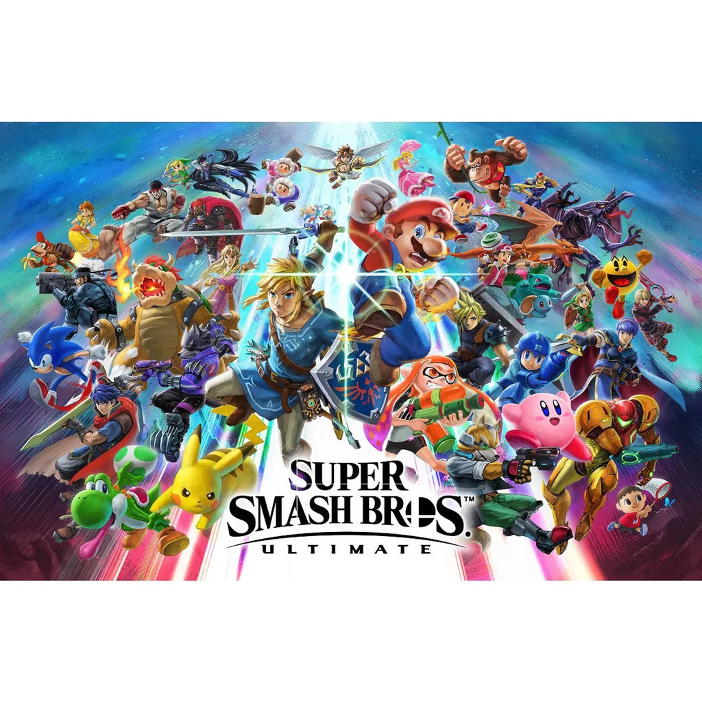 Mytrix OLED Gray Pink Switch & Super Nintendo Accessories Bros. Ultimate Super Sakura Smash Wireless and Controller Triangle Bundle: Membership Console, with Strategy Pro with Bros. Smash