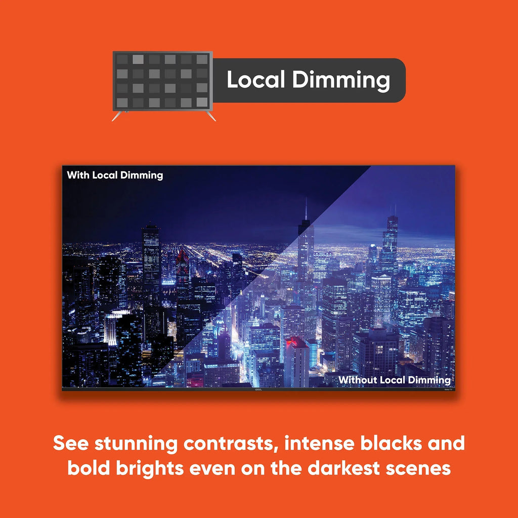 Dimming, and 120hz Local with QLED Dolby UHD HDR Roku Atmos, TV (2160p) onn. Refresh (100071705) 4K Rate, Effective 65” Dolby Vision, Smart