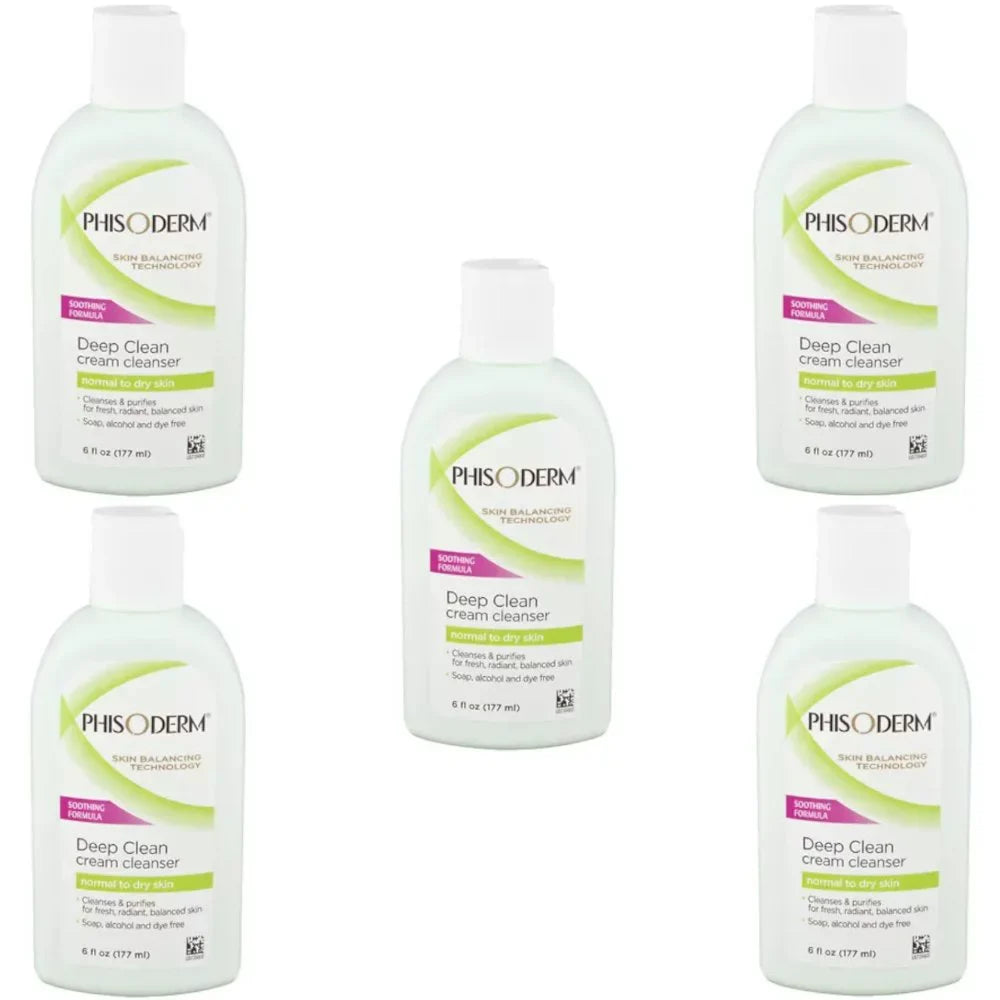 Cleanser Formula Clean Soothing Each 6 Oz Pack Phisoderm Cream Deep 5