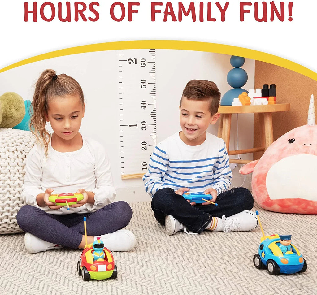 | Car Cars for with - Together Prextex - Race & Toys Boys, Different Cartoon Gifts Police Each Toddler - 2 2-4 Ages and Car Kids, Girls Control Remote Boys So RC Both Frequencies Pack for Race Can