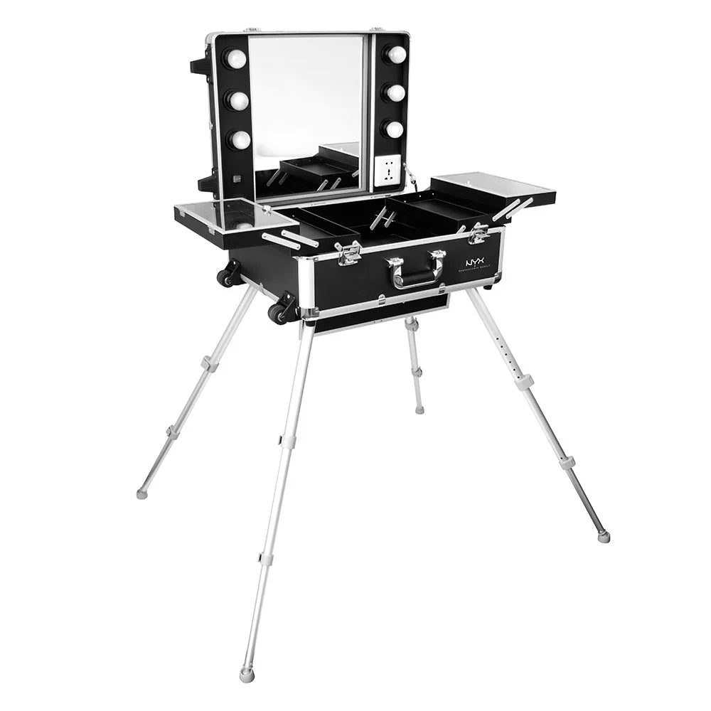 Artist Train Makeup With Makeup Professional X-Large Lights Case NYX