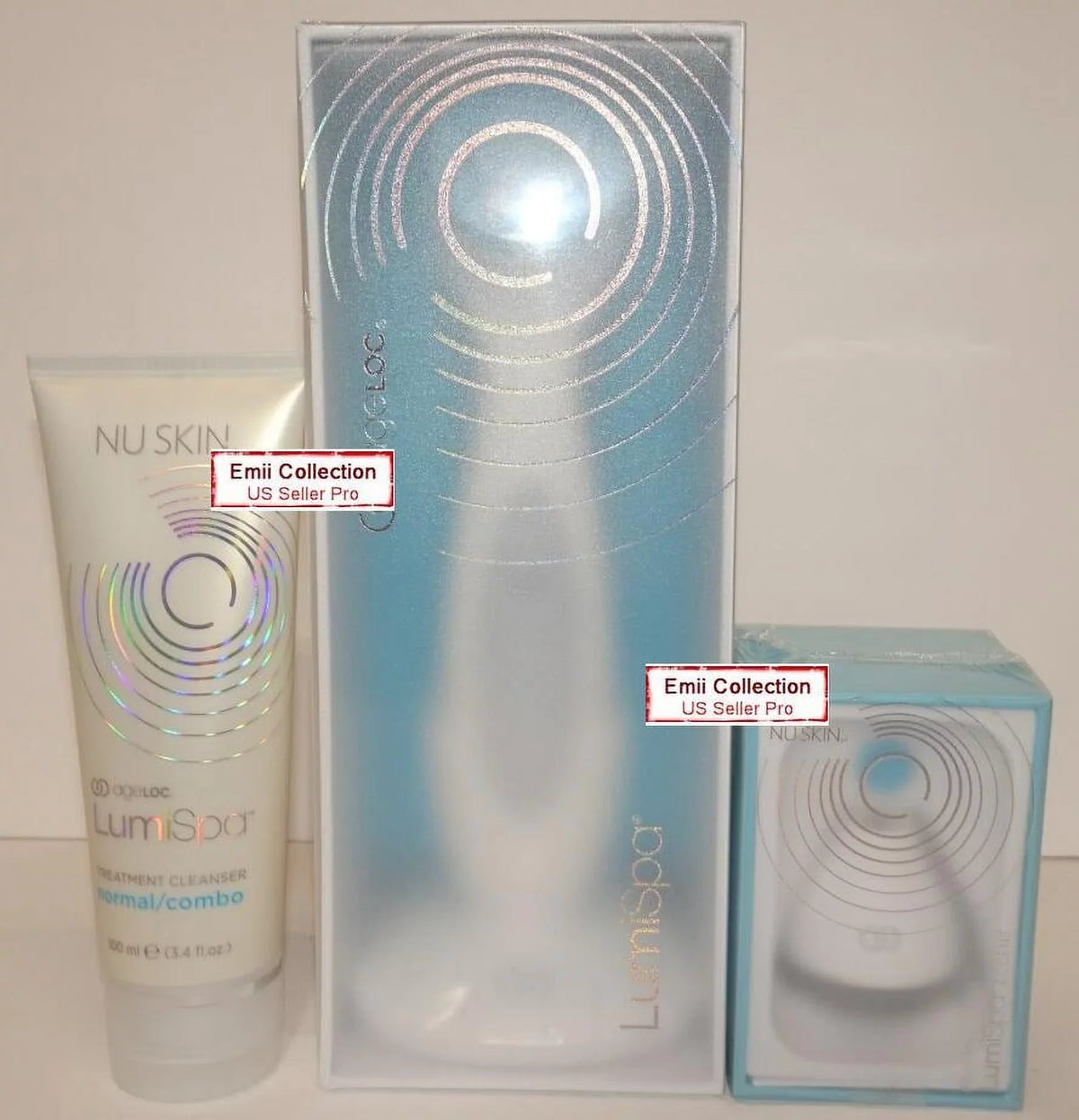 Spa Nuskin with Head Normal/Combo Kit Nu Accent Lumi Skin LumiSpa Cleanser and ageLOC