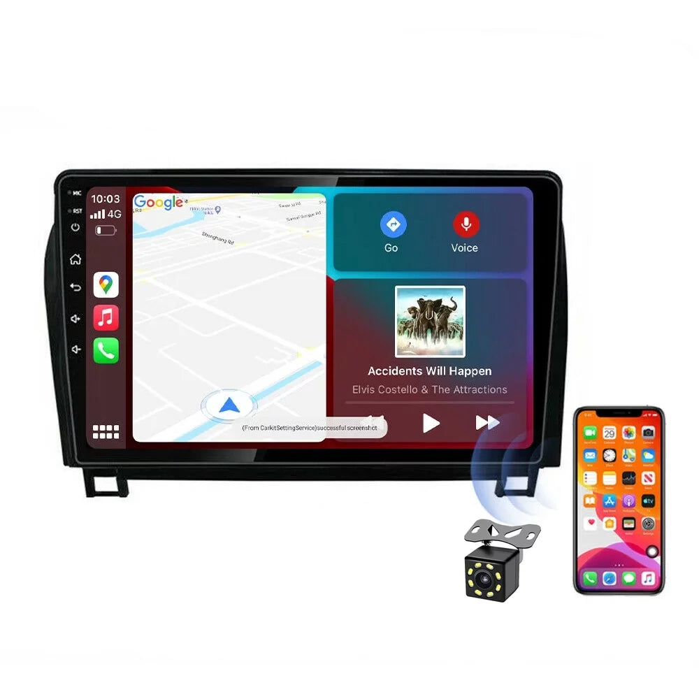 2008-2017 10 Tundra Navigation Radio for with Sequoia GPS 2007-2013 Play Android Car JMANCE