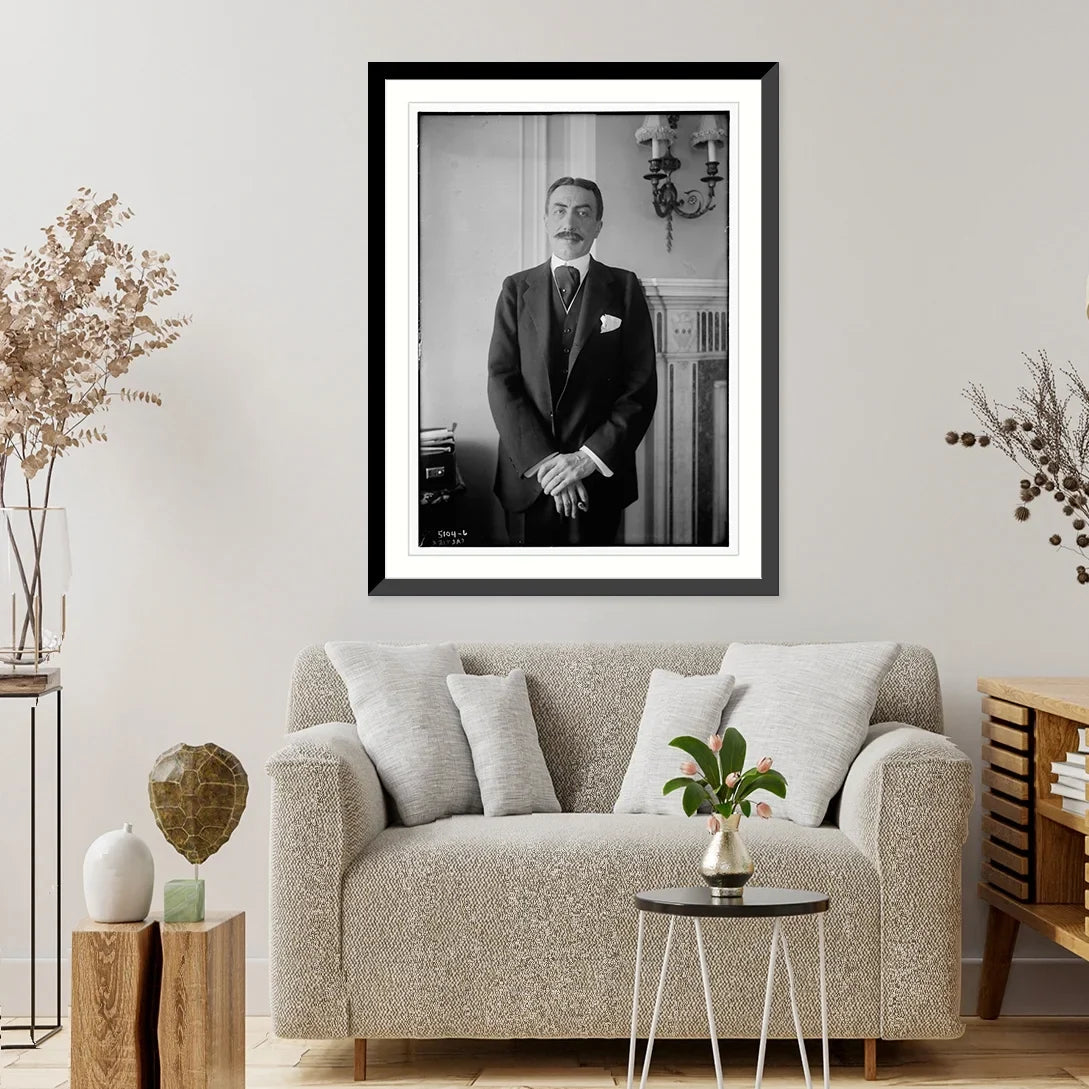 21-7/8" 17-7/8" x Framed Historic Print, Cartier,