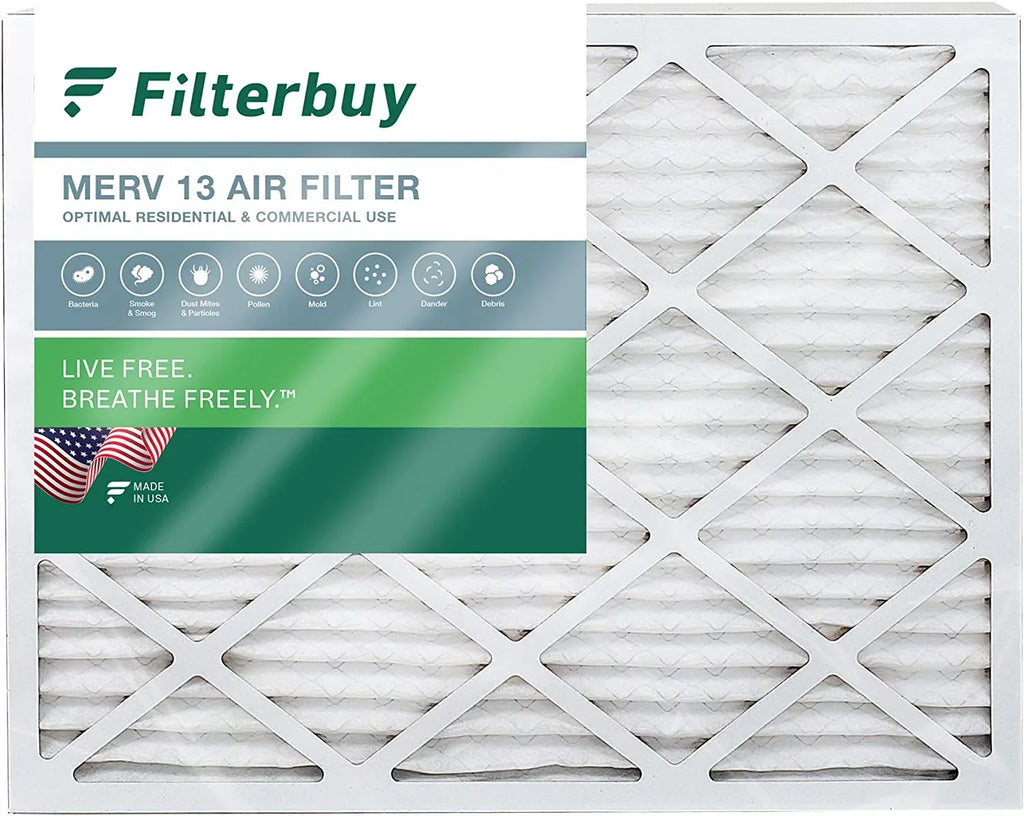 AC Filterbuy 13 MERV Furnace 14x18x1 Air Filters (1-Pack) Pleated HVAC