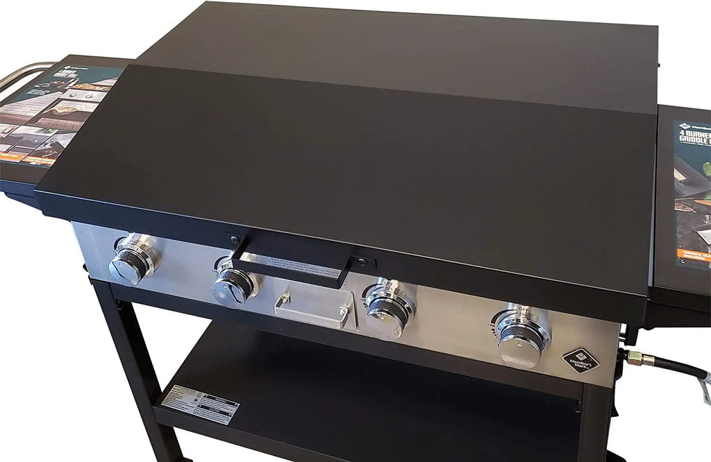Inch (36HC-BL) 4-Burner NOT 4-Burner From Black Griddle Included, Fits 36 For Griddle Club Lid - Hinged Sam's