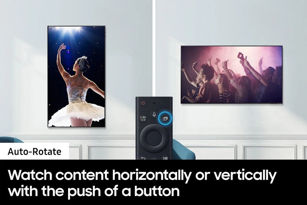UltraHD Auto-Rotating Mount (2022) VG-ARAB22WMT Frame The TVs a Wall 43"-55" Smart 4K for TV with QLED QN43LS03BAFXZA 43"