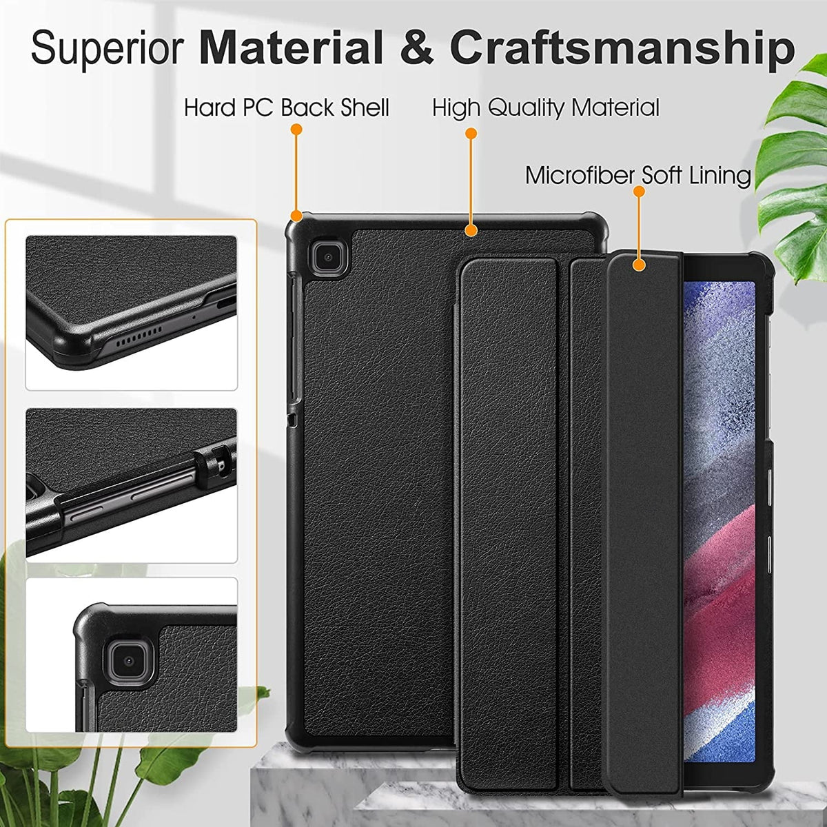 Mazepoly 3GB) Wi-Fi Silver Octa-Core 8.7" + Tablet, Processor, Galaxy Accessories Mediatek Lite (32GB, Tab MT8768T A7