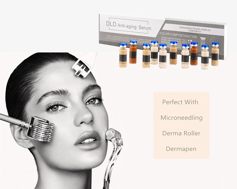 Anti-Aging Microneedling for BB Kit, Glow Starter Treatment Kit Skin Serum Glow BB