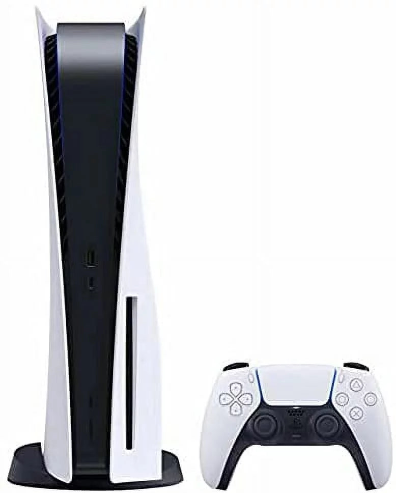 PlayStation_PS5 with (Disc TEC Extra Charging Console One Version) Gaming Station Controller Dual Plus Bundle