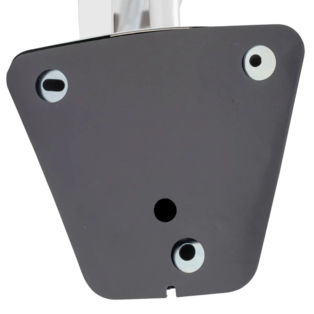 Truck 996220 Pickup Manual Mount Steel Low SUV Side Brock Mirror C/K/R/V Door Stainless 1973-1991 with Compatible Replacement