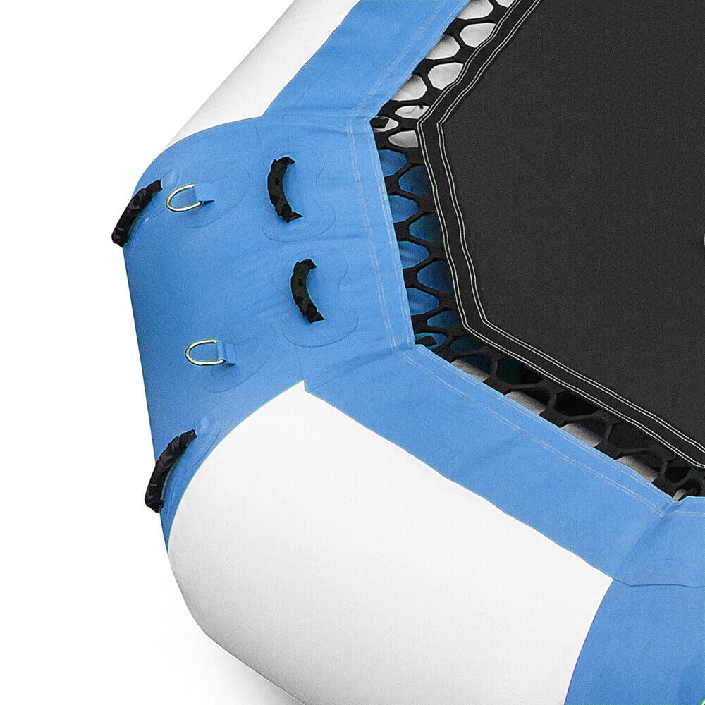 Floating Trampoline 880lbs Pool Sport Blue 17-ft Swimming DENEST Max Island Inflatable liquid Capacity Lake 400kg/ liquid Bounce
