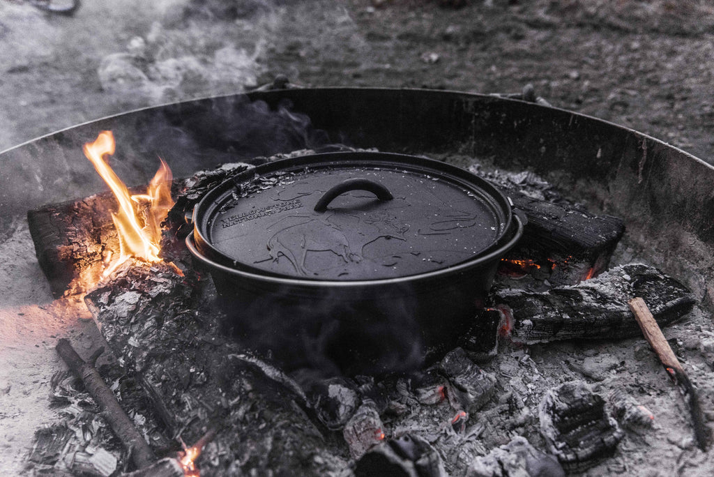 Nonstick and Cast Dutch CBOX100, Set, Chef Oven Camp 12" Skillet Iron