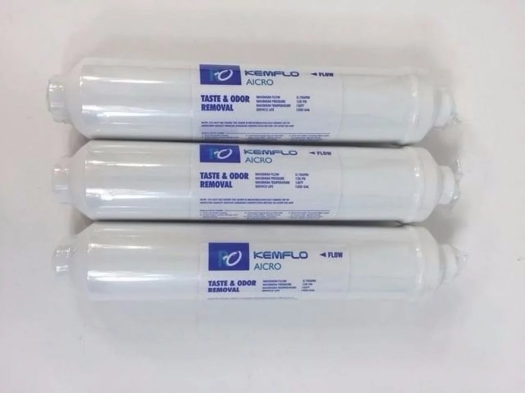New Quick-Connect 3 AICRO-Q w/ Pack 2" Inline Built-in Filter 1/4" Fitting 10"