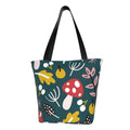 Mushroom Hobos Large Shopping Bag Capacity Red Cartoon Leaf Tote Bag,Shoulder Bag Lukts Handbags Women'S