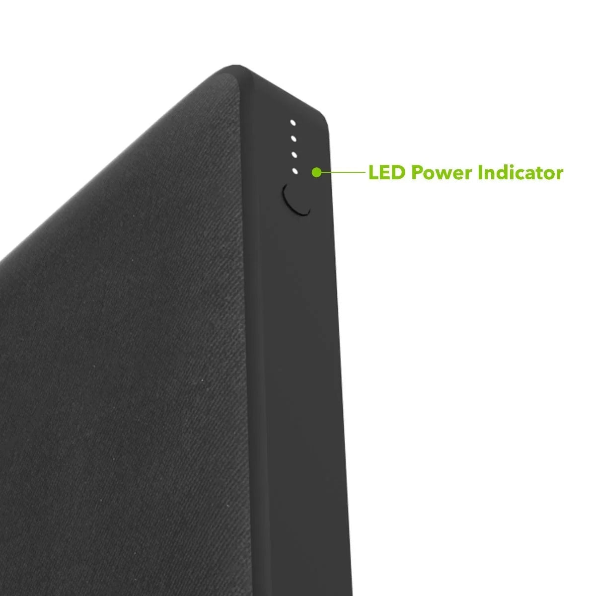 (1) Large Port, 18W PD Includes Input/Output Power Travel-Friendly, Port to USB-C 10,000 Bank Battery, USB-A Power mophie - Powerstation Fast mAh with Internal PD Charging Cord USB-C (1) and USB-A