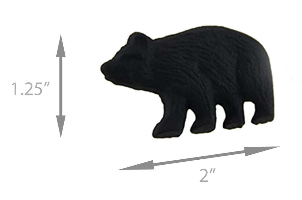 Cabinet Black Forest Drawer Cast Bear Iron 12 Pull Knob of Set Zeckos