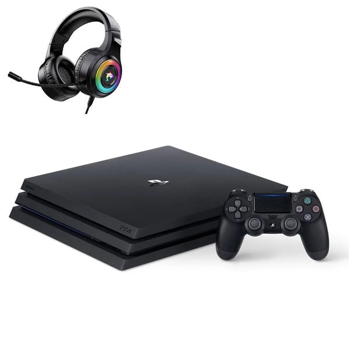 Included Console AXTION Black Gaming PlayStation Bundle New Like 4 1TB Pro BOLT