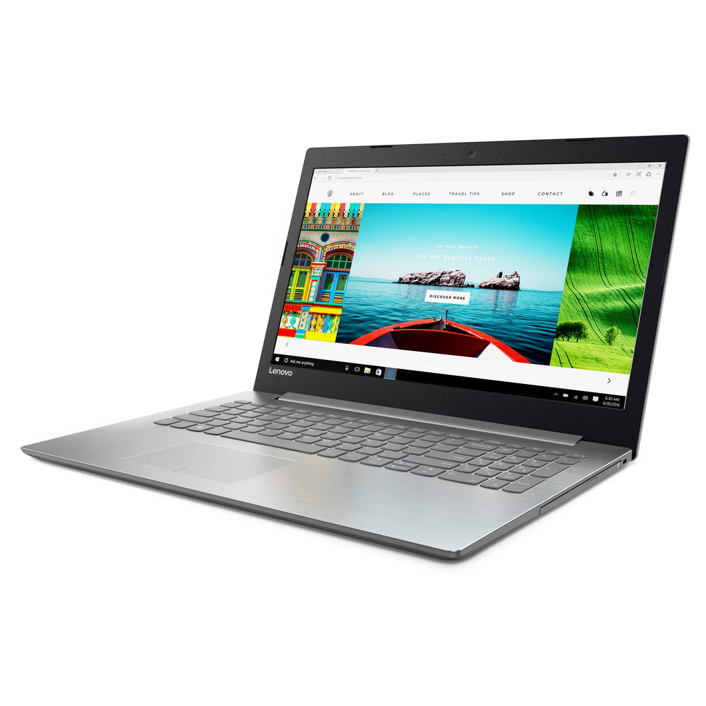 320, A12-9720P, RAM, HD, Lenovo 15.6" Platinum AMD HDD, 1TB Grey WIN 8GB 10, Ideapad