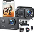 EIS WOLFANG WiFi Underwater Video 170� Cam Camera Action Camera Waterproof Camera Stabilization 20MP Action 40M 4K