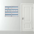 Safe 96 Key Storage Cabinet Box Organizer Silver Key Mount Box Lock Cabinet Wall