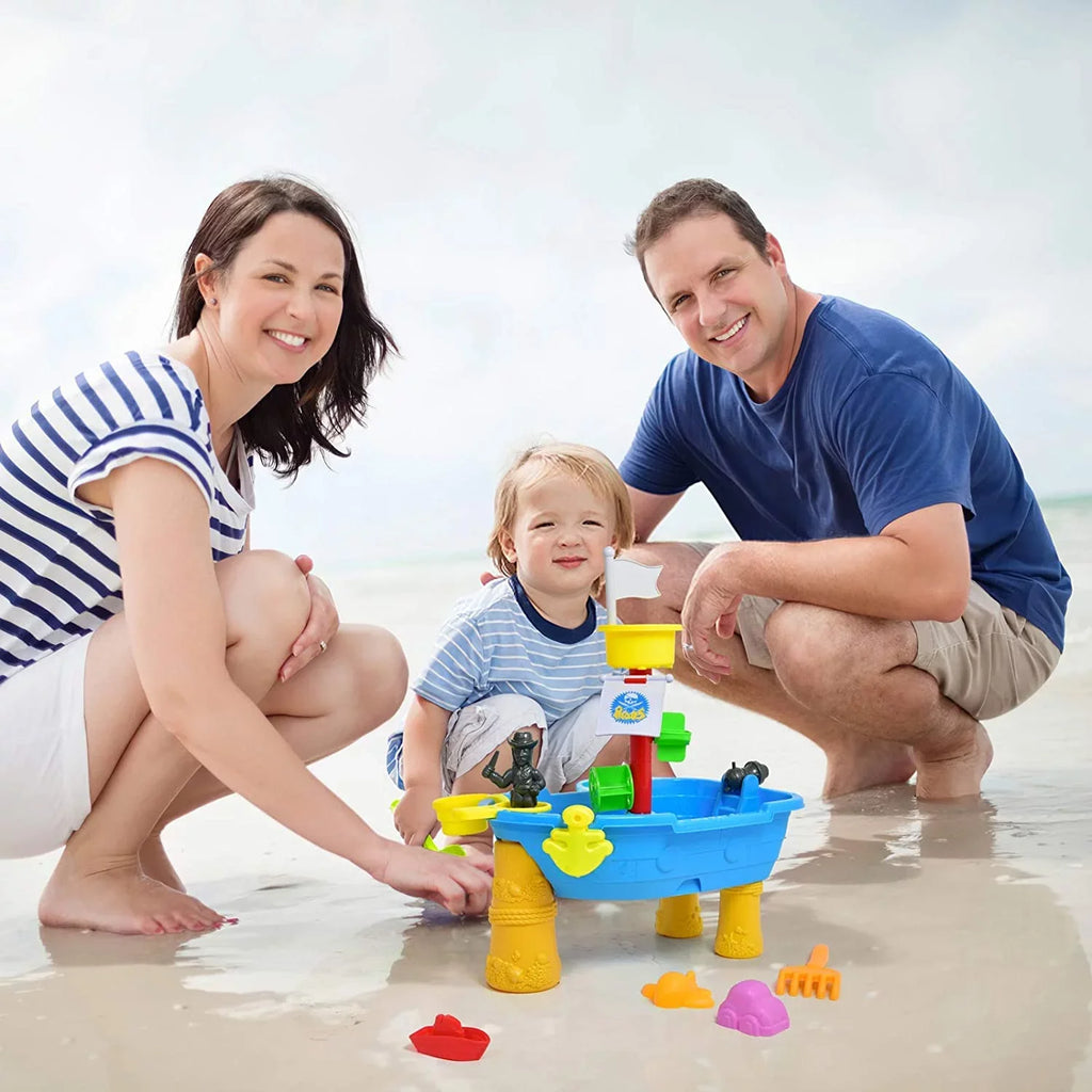 Toddlers Boys Toys liquid 21 Ship Girls 3 Table Toy Pirate Pcs Y for + Mundo Sand Beach Sandboxes