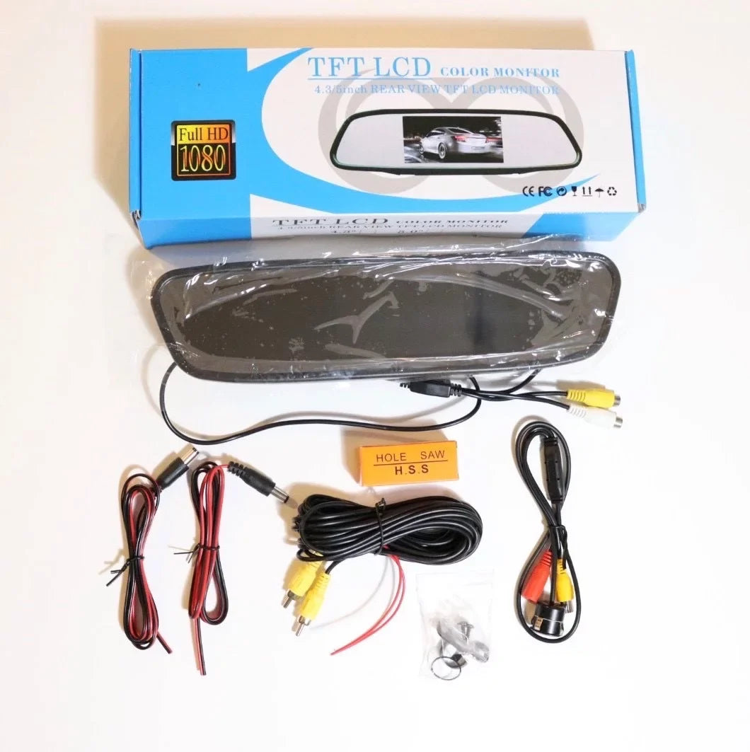 Canadamotorking To Mirror Hold Camera, 4AMCA Up 4inch W View Bracket Back Ignition Rear Coil Camera, JPH-4C303 Wires