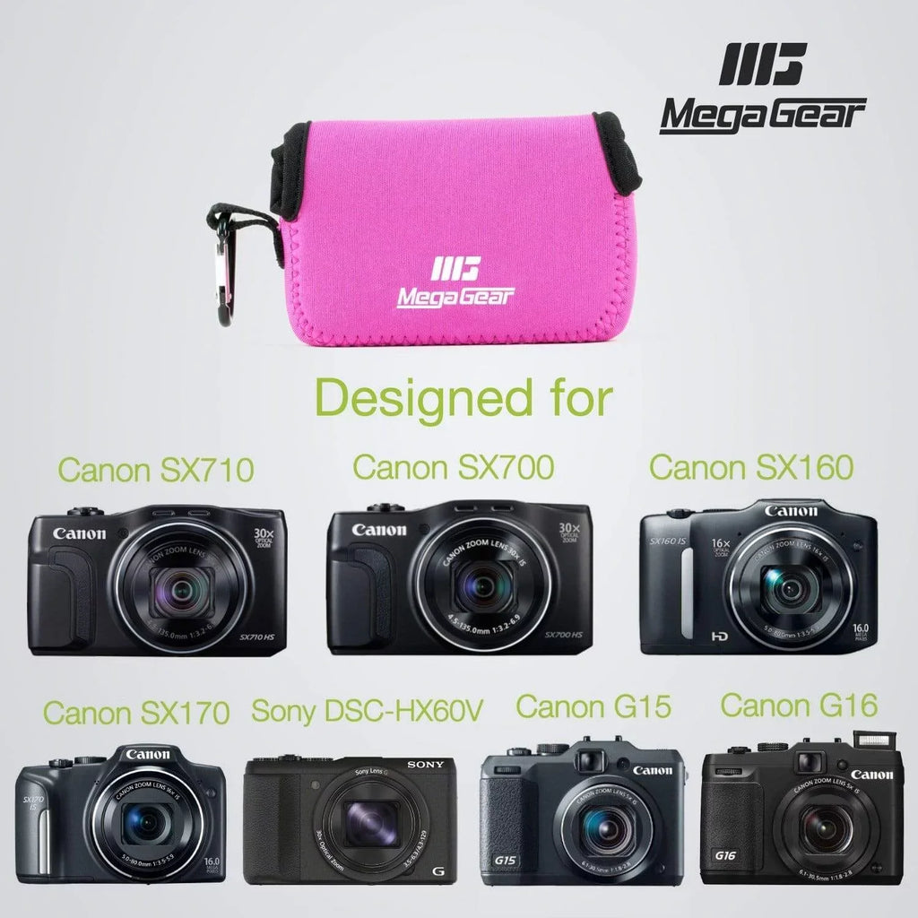 HS, DSC-HX50V, HS, G15, DSC-HX60V, HS, Case PowerShot SX170 G16, SX720 Canon IS, SX160 Canon Camera SX700 SX710 Neoprene IS MegaGear