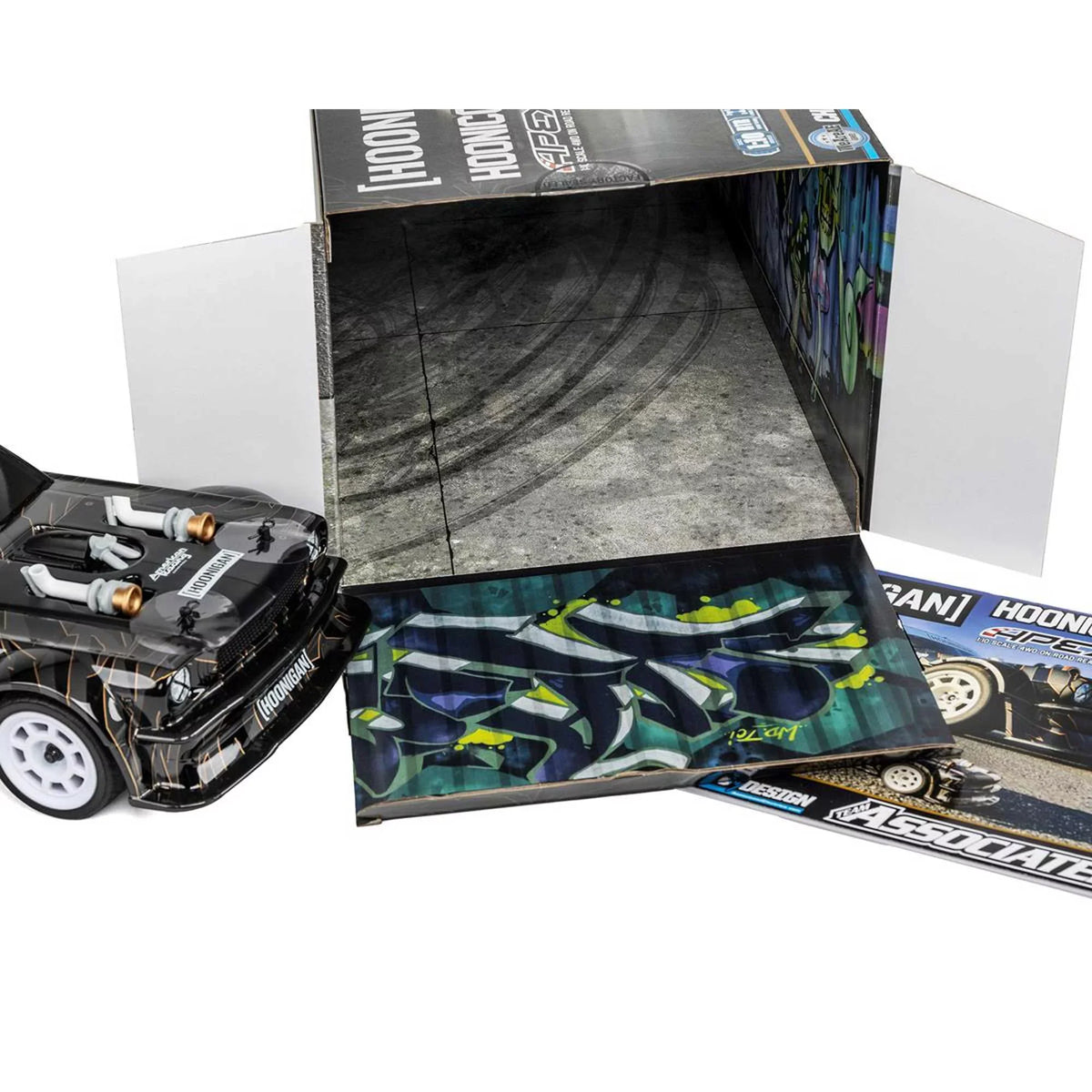 to RTR RTR Cars Elec Team Combo Ready 1/10 Hoonicorn Apex2 Associated LiPo Run On-Road ASC30124C