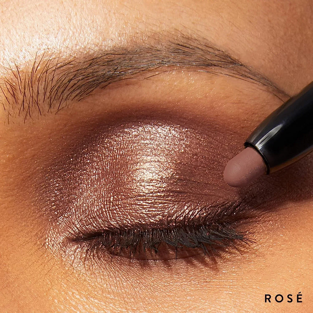 Cream LAURA + Eyeshadow Smudge-Proof Eyeshadow - NEW Powder Dual-Ended Eyeshadow and Stick Crease-Proof - Rosé A GELLER It Matching - YORK Make Double