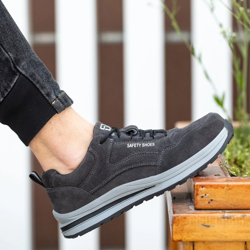 Men Tanleewa Shoes Safety Shoe for Steel Cap dimension Work Men9.5/Women10.5 Toe Indestructible